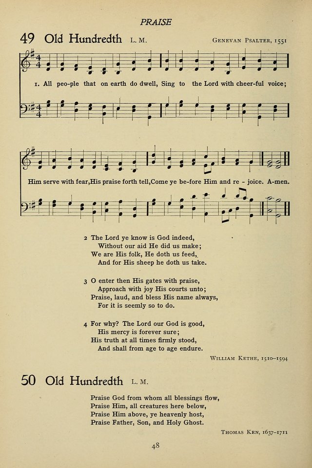 Hymns for Schools and Colleges page 48