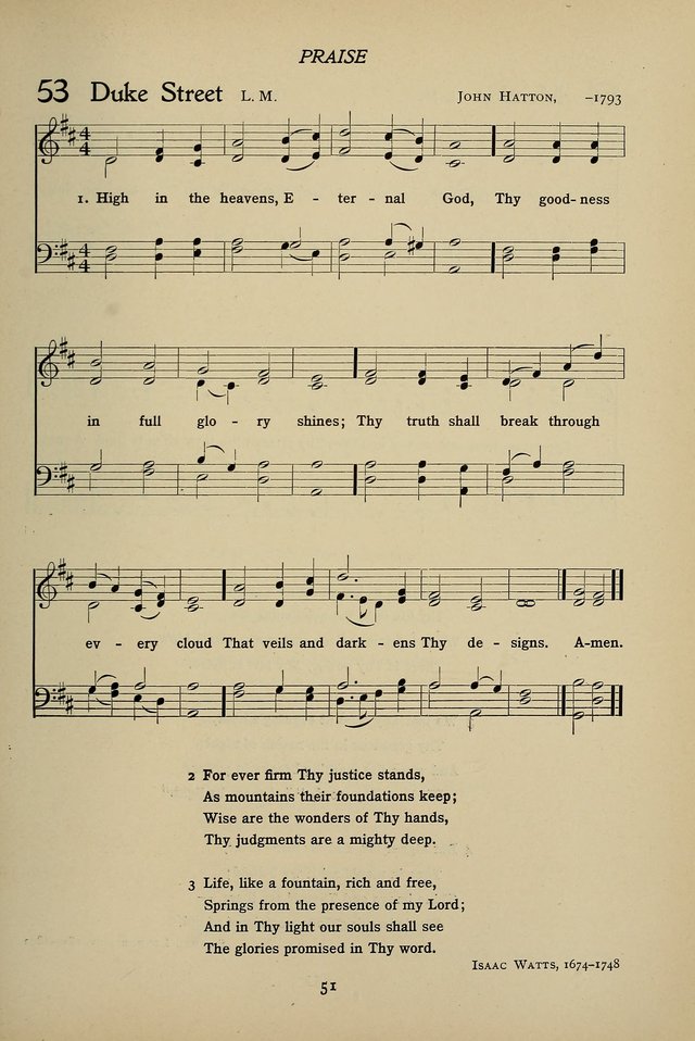 Hymns for Schools and Colleges page 51