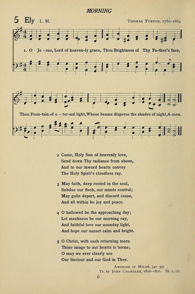Hymns for Schools and Colleges page 6