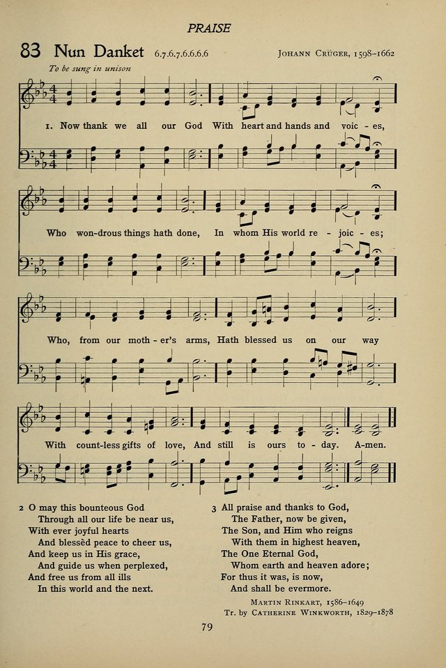 Hymns for Schools and Colleges page 79