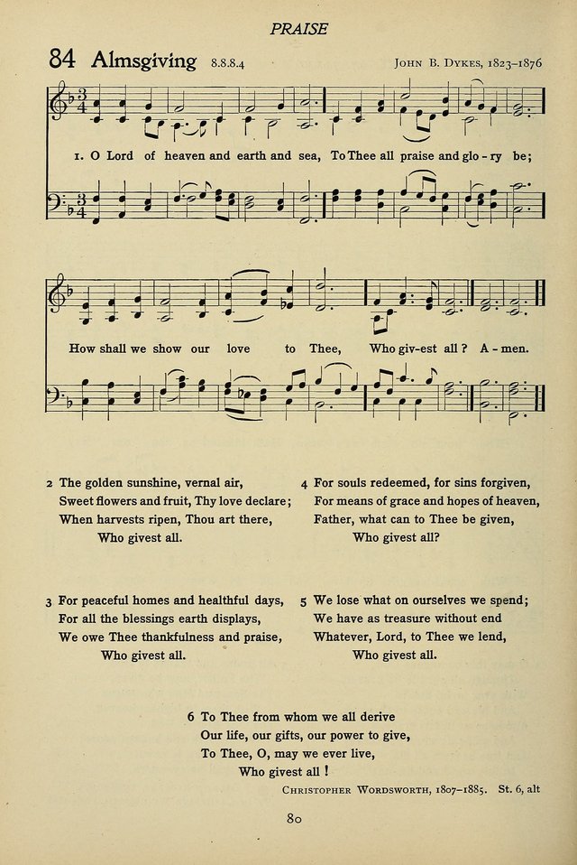Hymns for Schools and Colleges page 80
