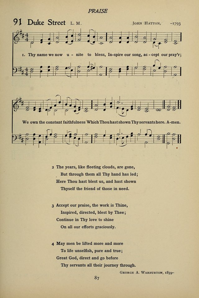 Hymns for Schools and Colleges page 87