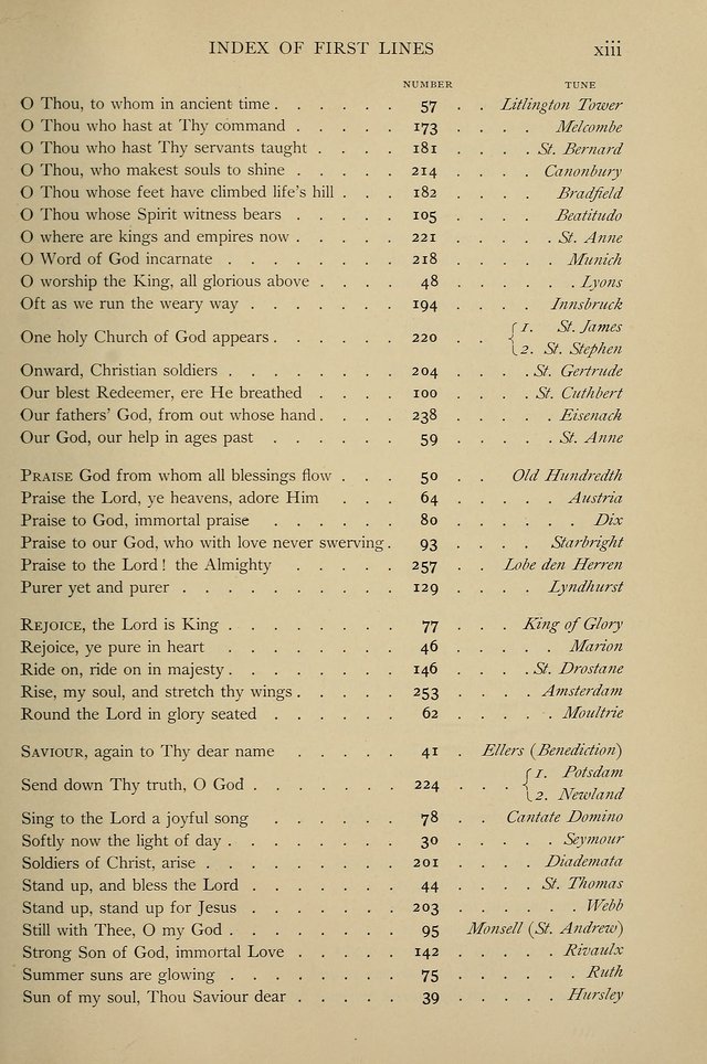 Hymns for Schools and Colleges page xvii