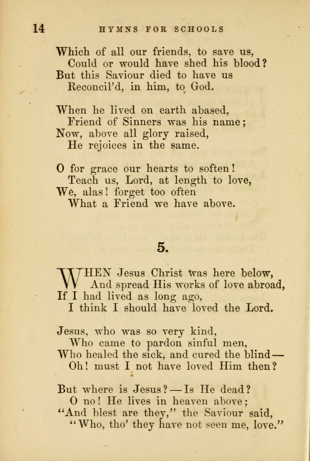 Hymns for Schools and Families page 14