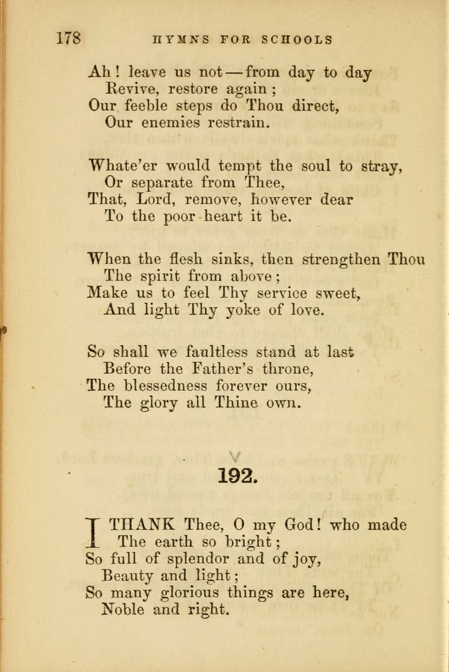 Hymns for Schools and Families page 178