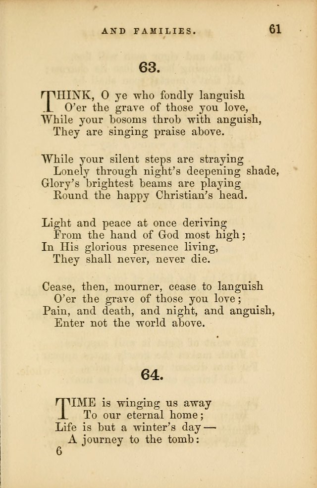 Hymns for Schools and Families page 61