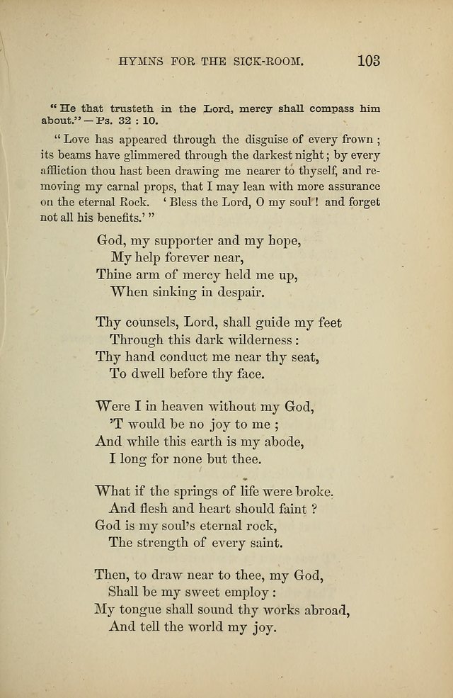 Hymns for the Sick-Room page 103