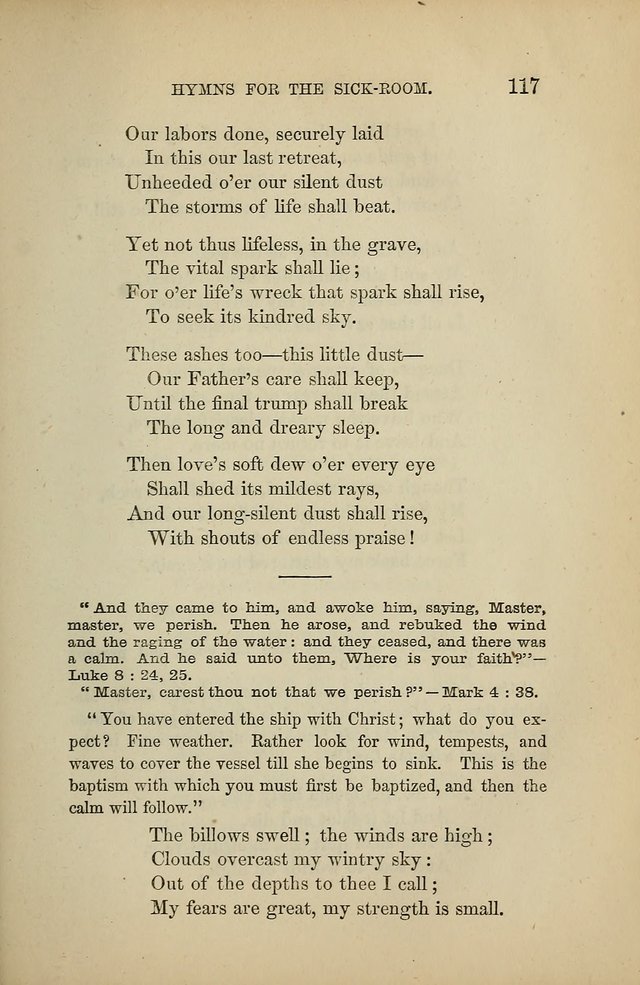 Hymns for the Sick-Room page 117