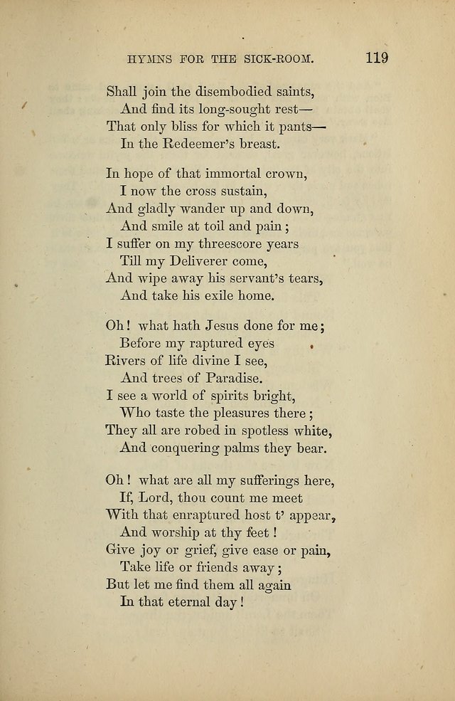 Hymns for the Sick-Room page 119