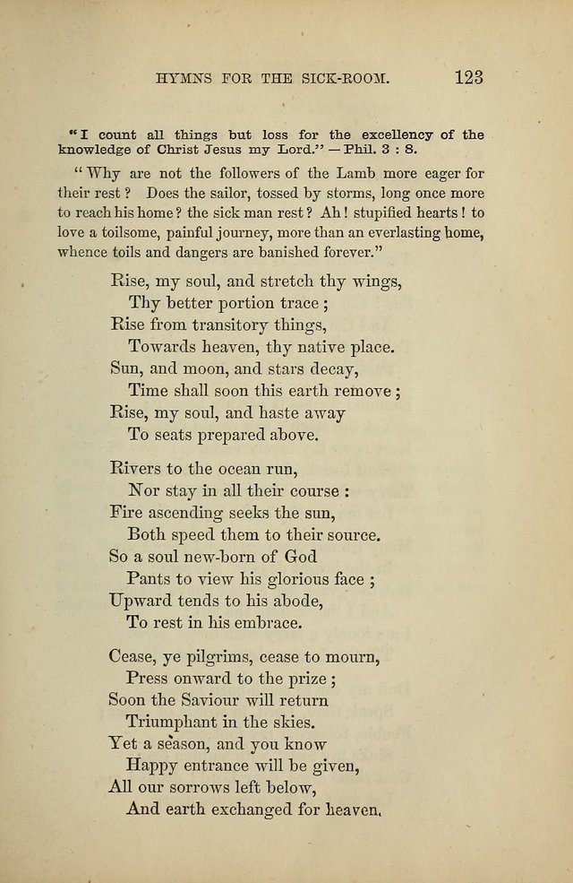 Hymns for the Sick-Room page 123