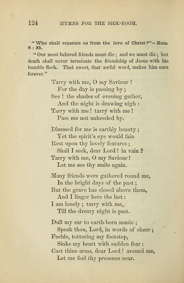 Hymns for the Sick-Room page 124