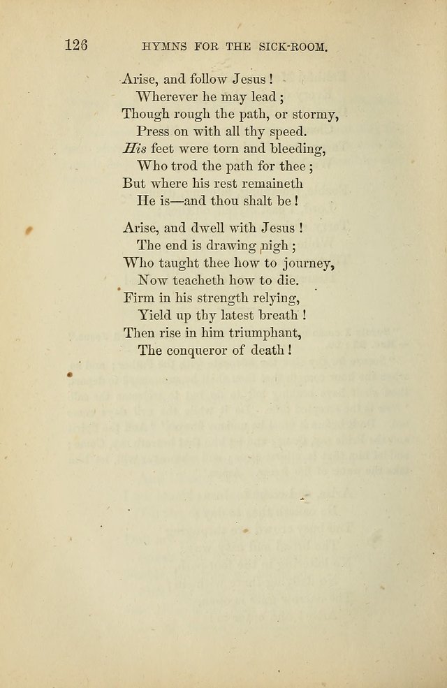 Hymns for the Sick-Room page 126