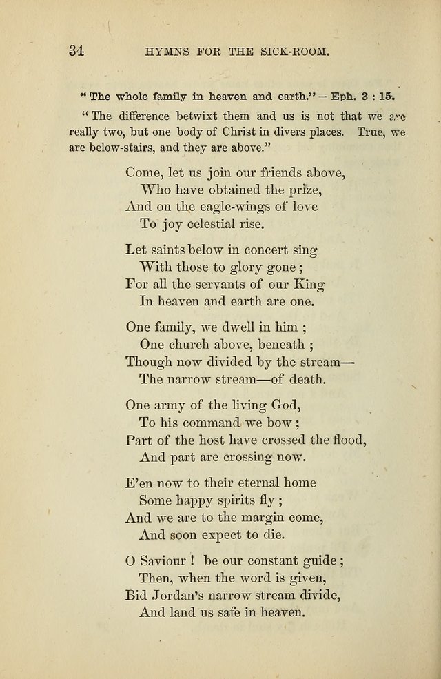 Hymns for the Sick-Room page 34