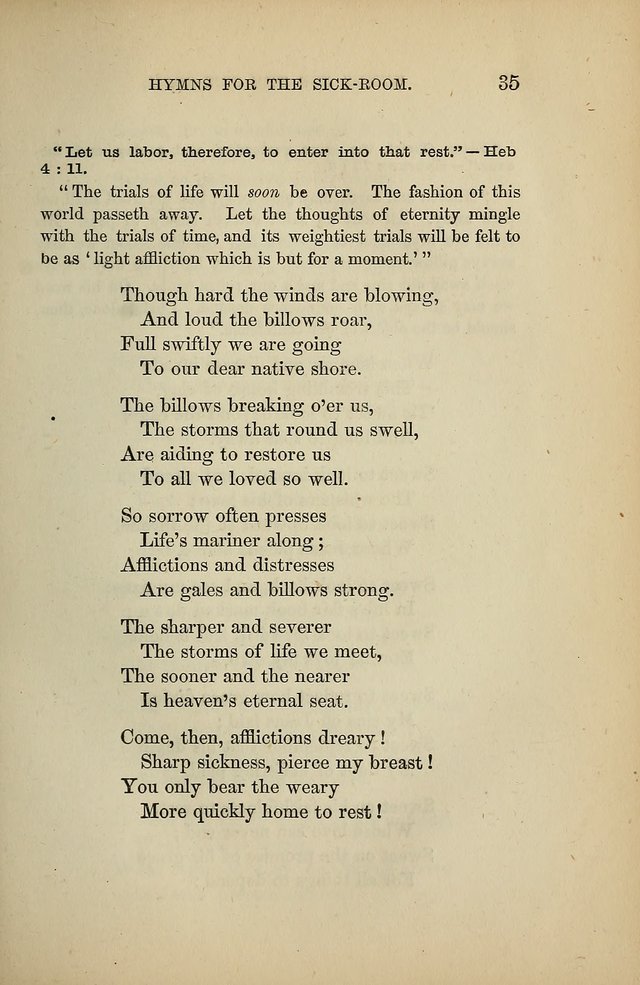 Hymns for the Sick-Room page 35