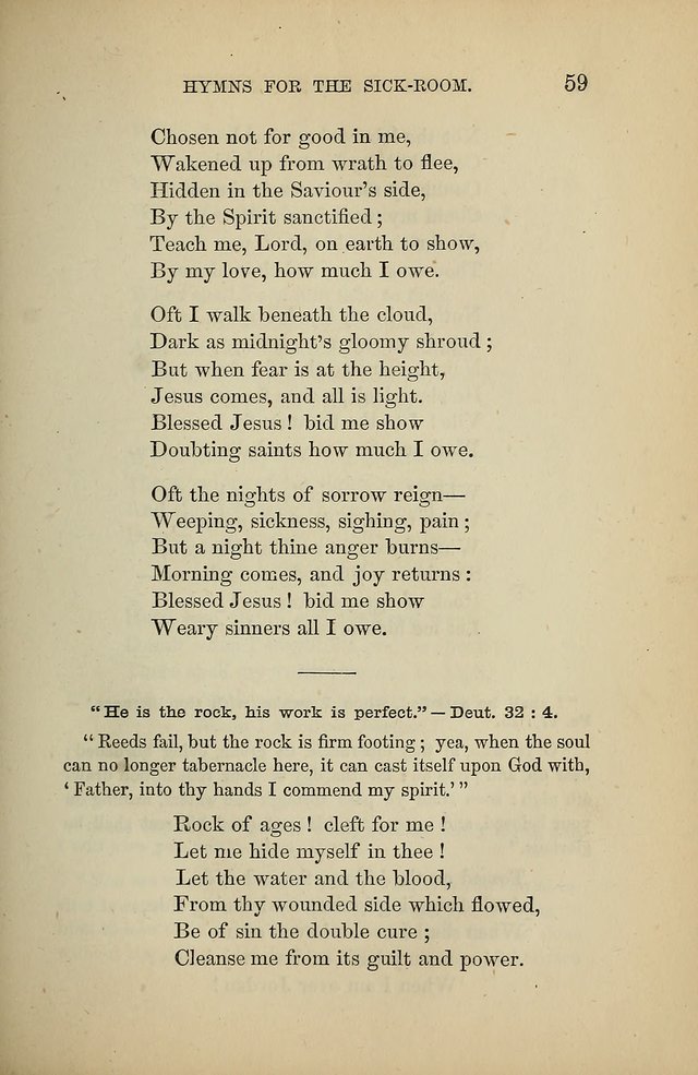 Hymns for the Sick-Room page 59