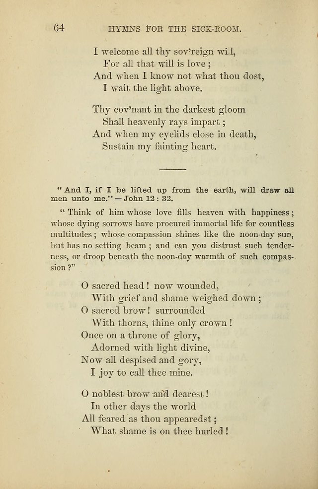 Hymns for the Sick-Room page 64
