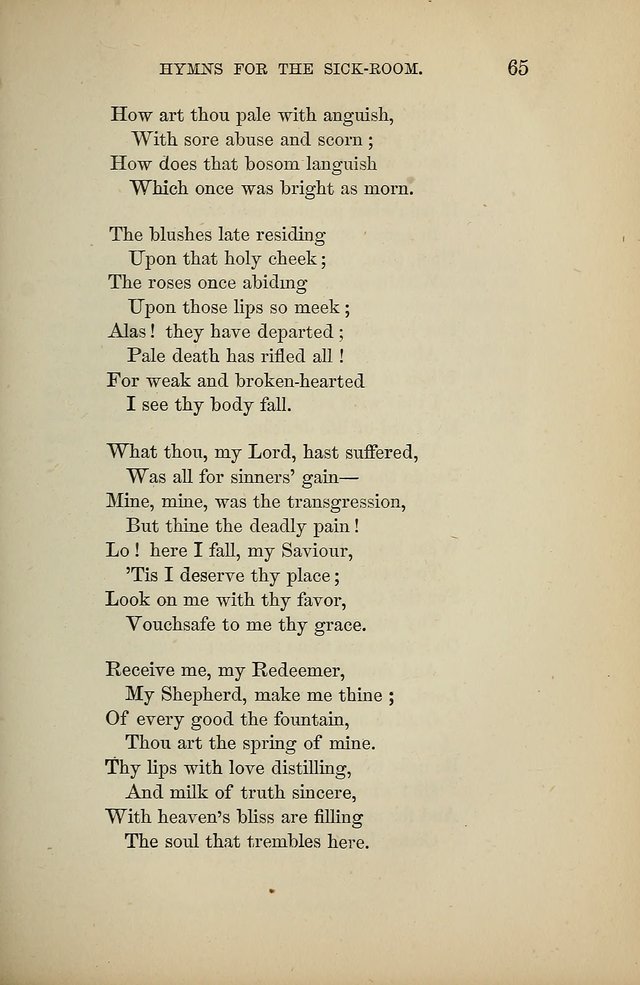 Hymns for the Sick-Room page 65