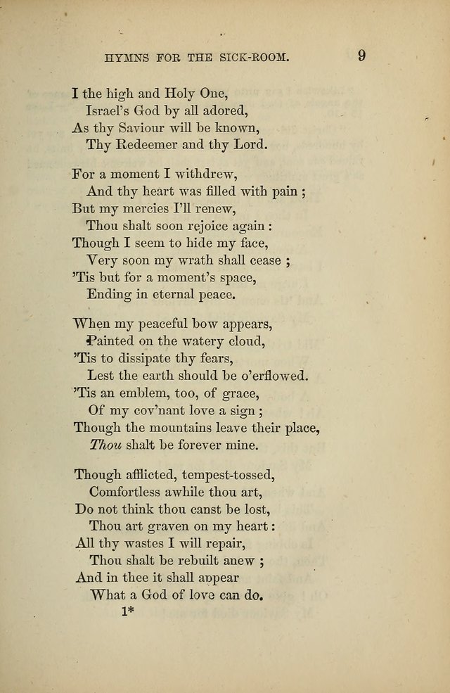 Hymns for the Sick-Room page 9