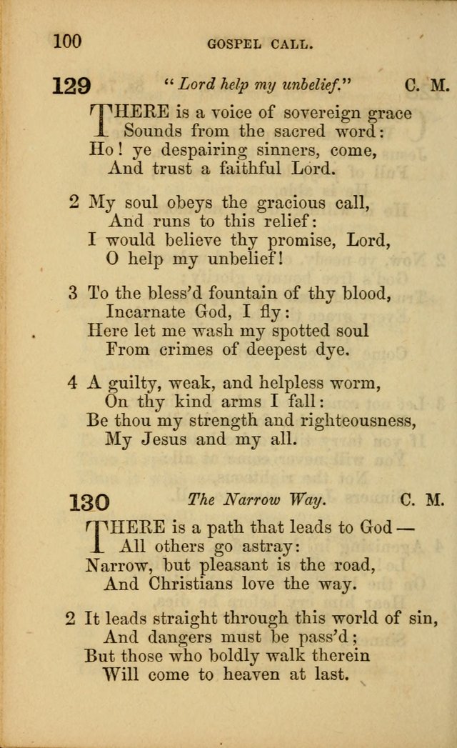 Hymns for Sunday Schools page 100