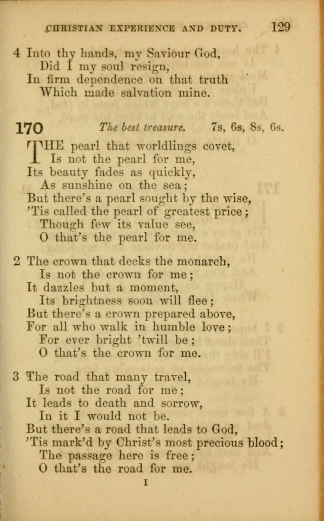 Hymns for Sunday Schools page 129