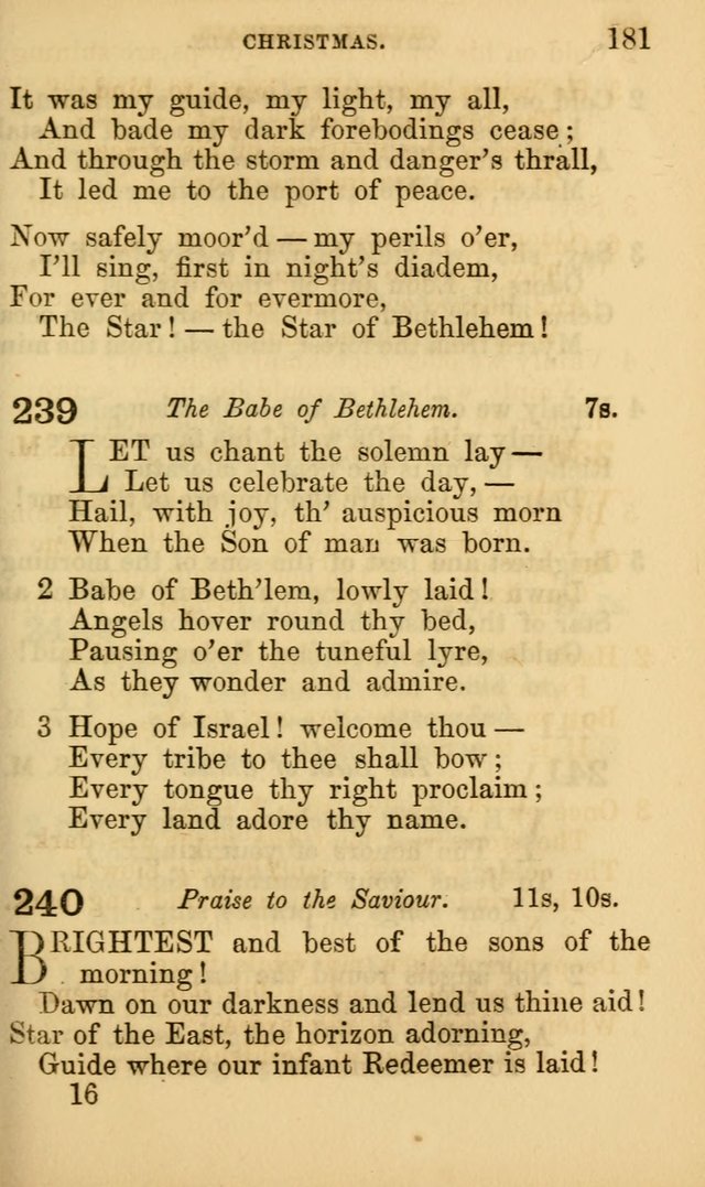 Hymns for Sunday Schools page 181