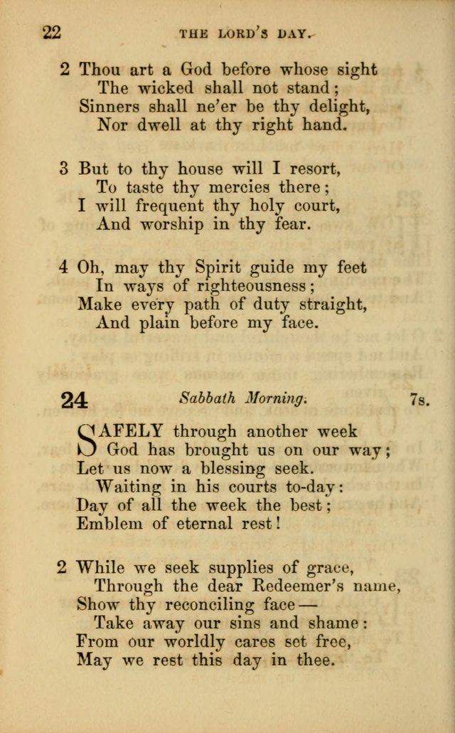 Hymns for Sunday Schools page 22