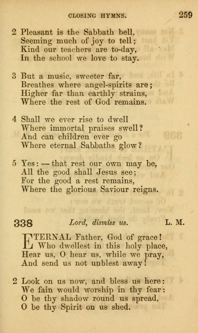 Hymns for Sunday Schools page 261