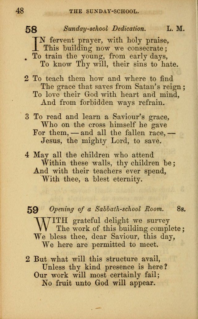 Hymns for Sunday Schools page 48