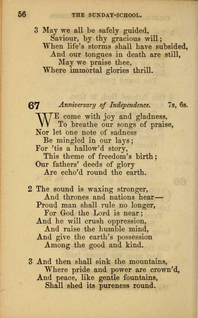 Hymns for Sunday Schools page 56