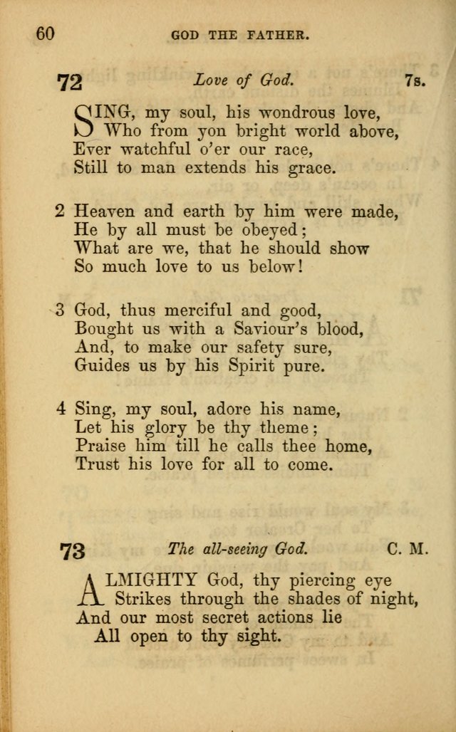 Hymns for Sunday Schools page 60