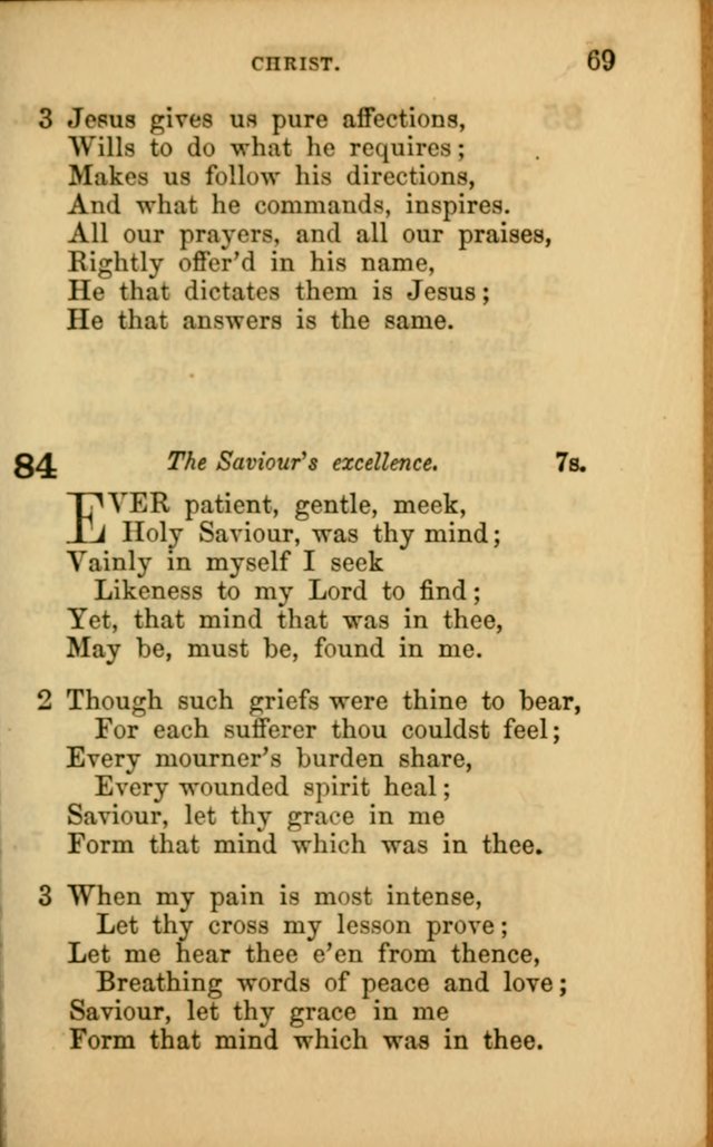 Hymns for Sunday Schools page 69