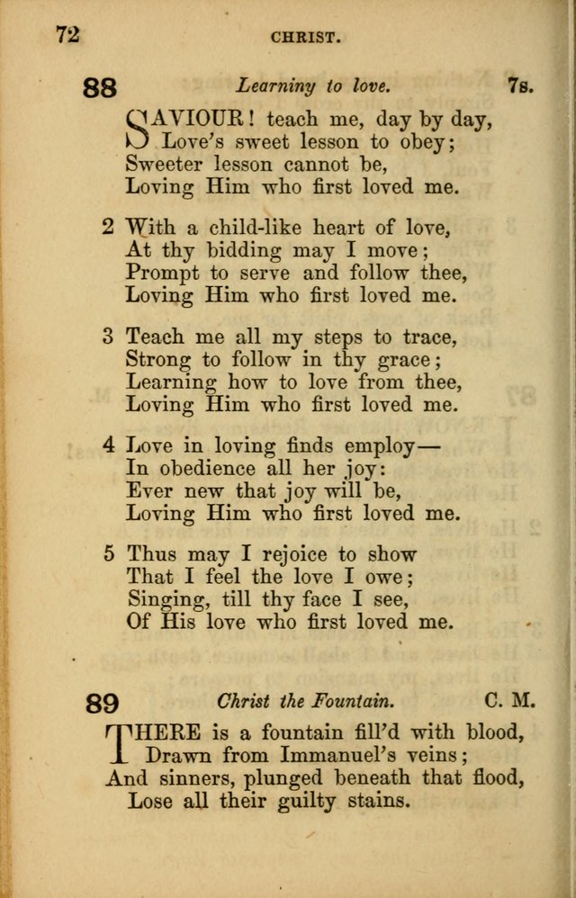 Hymns for Sunday Schools page 72