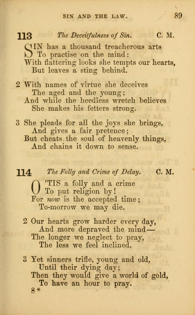 Hymns for Sunday Schools page 89