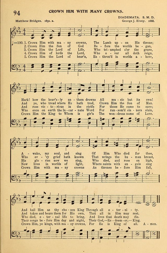 Hymnal for the Sunday School page 102