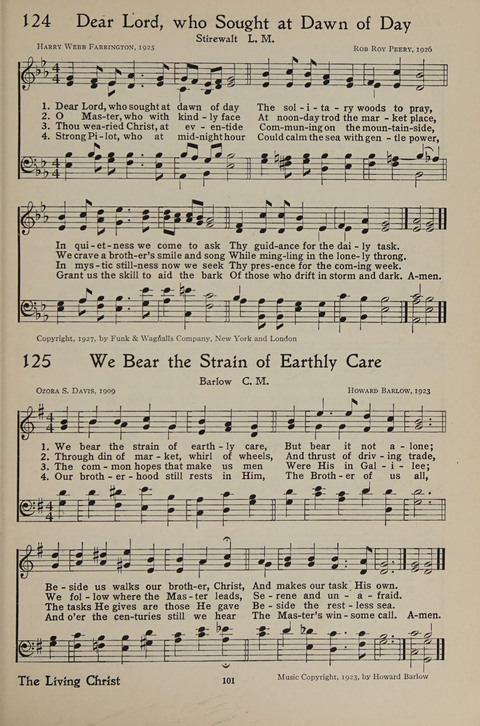 The Hymnal for Young People page 101