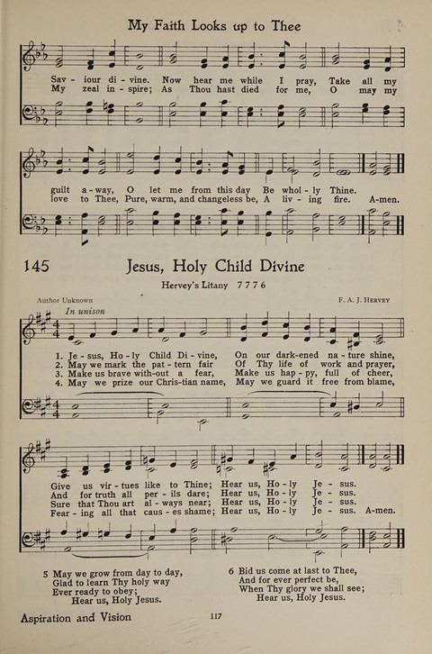 The Hymnal for Young People page 117