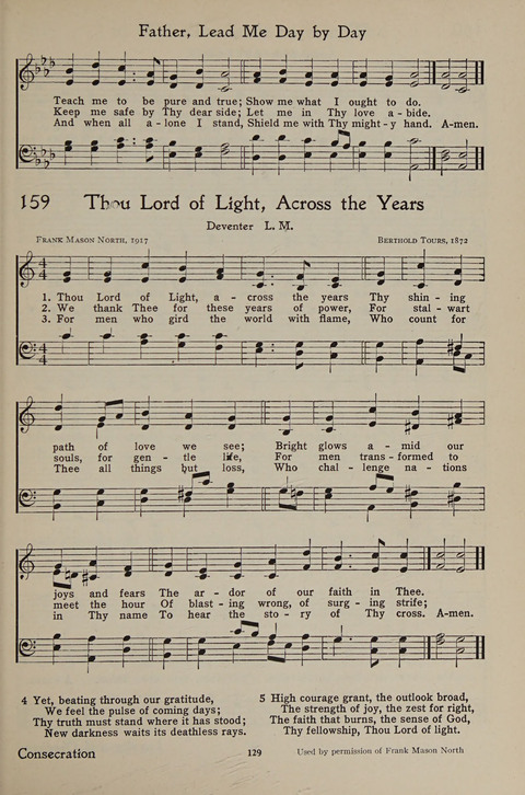The Hymnal for Young People page 129