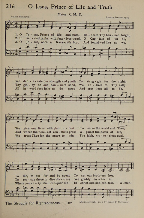 The Hymnal for Young People page 177