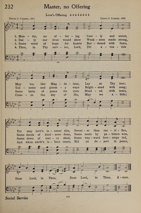 The Hymnal for Young People page 191