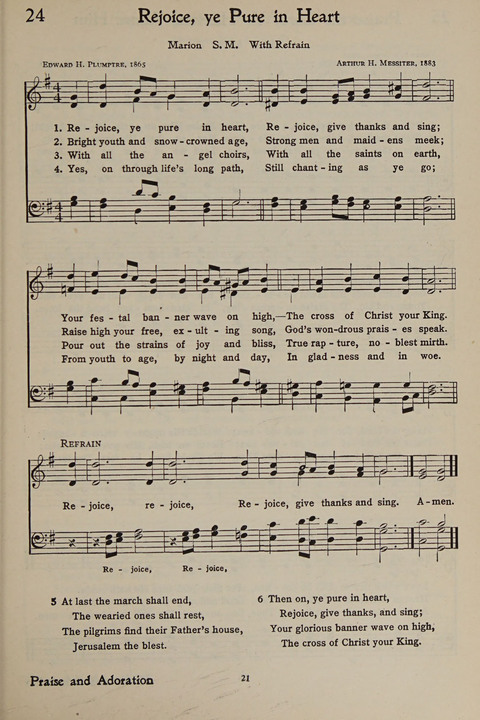 The Hymnal for Young People page 21