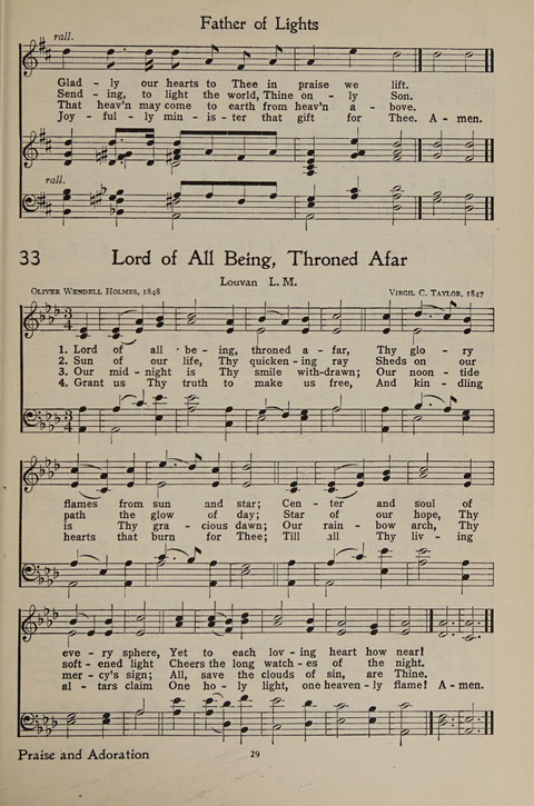 The Hymnal for Young People page 29
