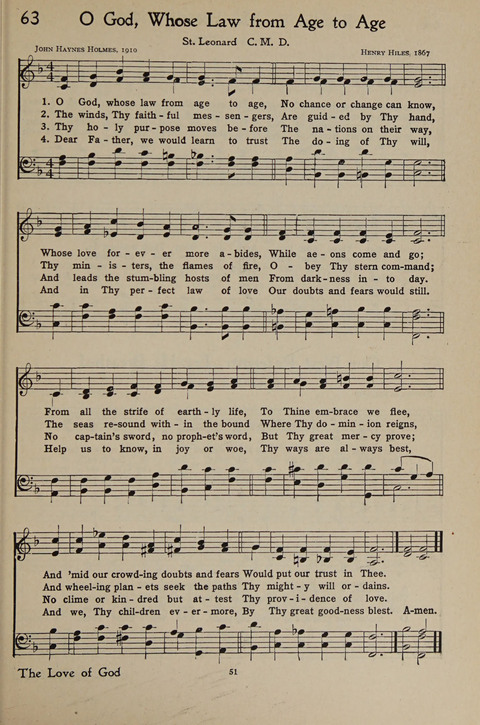 The Hymnal for Young People page 51