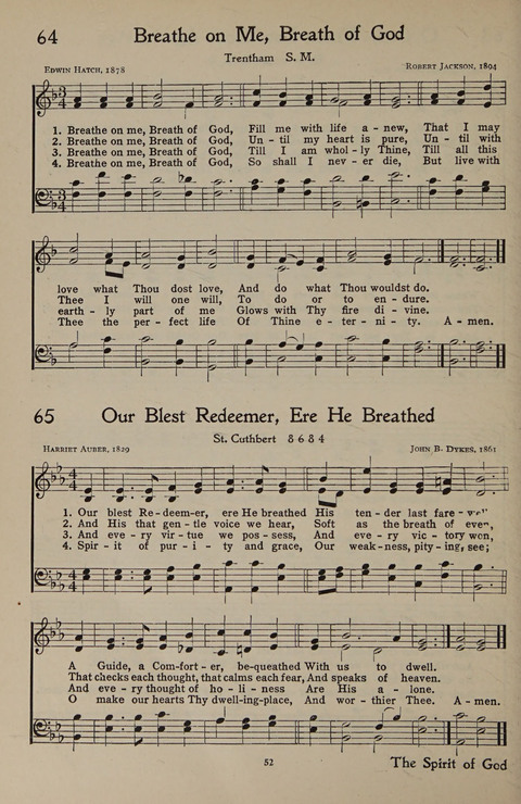 The Hymnal for Young People page 52