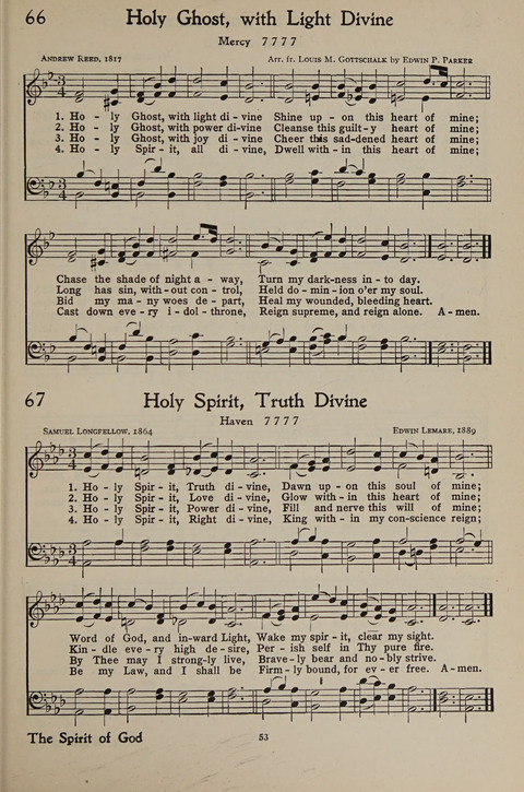 The Hymnal for Young People page 53