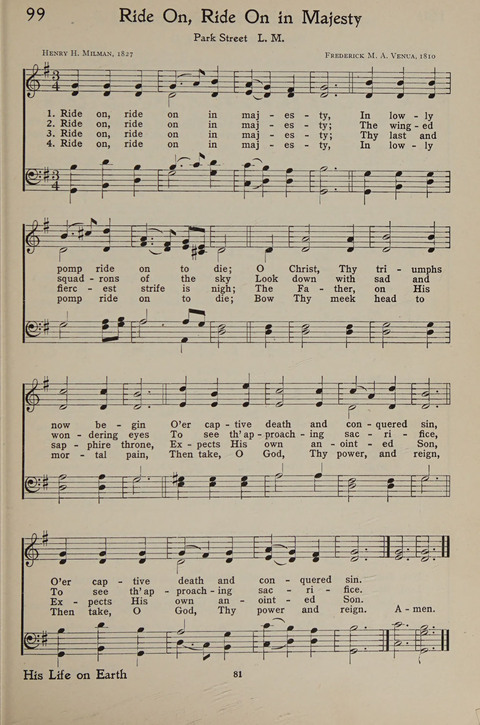 The Hymnal for Young People page 81