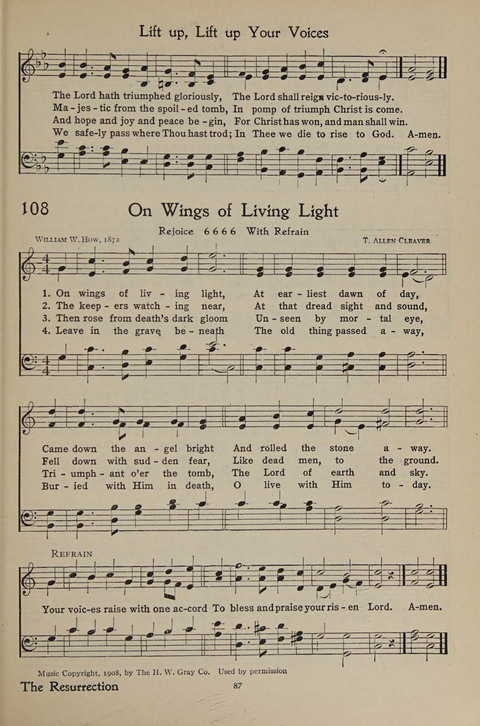 The Hymnal for Young People page 87