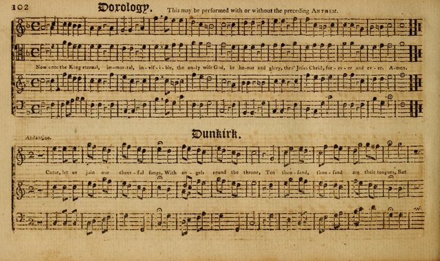 Harmonia Americana: containing a concise introduction to the grounds of music; with a variety of airs, suitable fore divine worship and the use of musical societies; consisting of three and four parts page 107