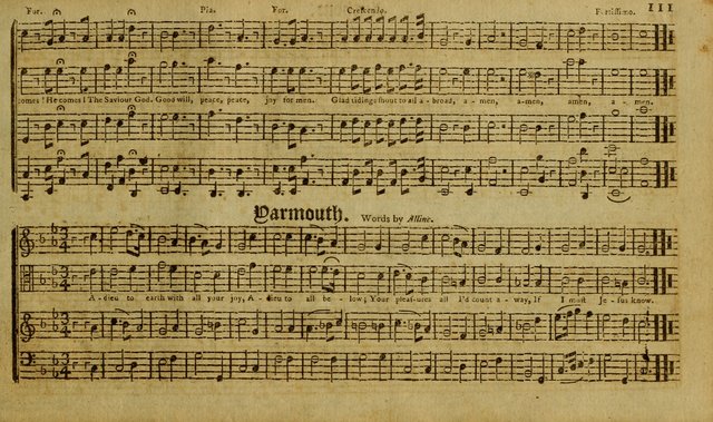 Harmonia Americana: containing a concise introduction to the grounds of music; with a variety of airs, suitable fore divine worship and the use of musical societies; consisting of three and four parts page 116