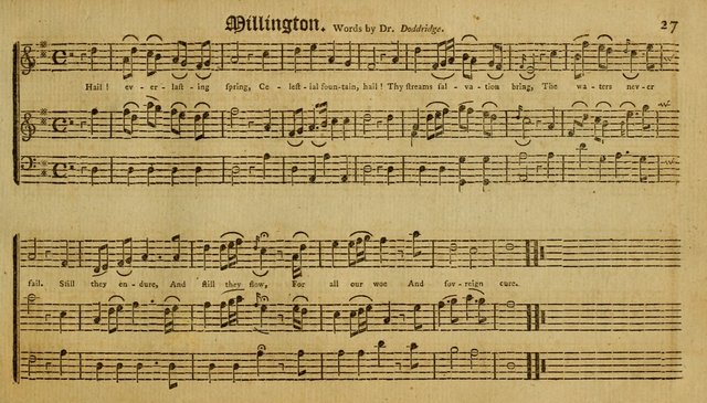 Harmonia Americana: containing a concise introduction to the grounds of music; with a variety of airs, suitable fore divine worship and the use of musical societies; consisting of three and four parts page 32