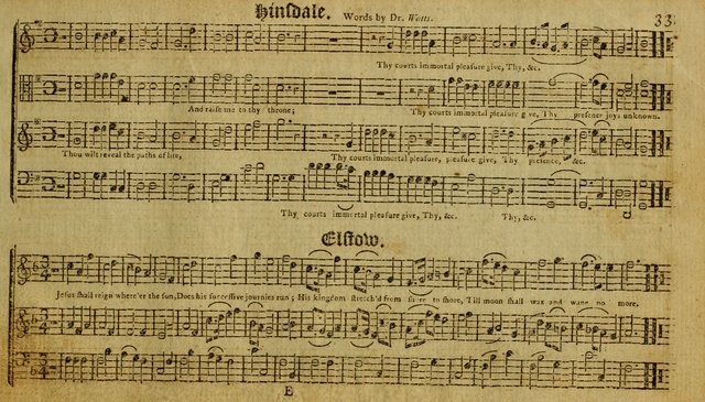 Harmonia Americana: containing a concise introduction to the grounds of music; with a variety of airs, suitable fore divine worship and the use of musical societies; consisting of three and four parts page 38